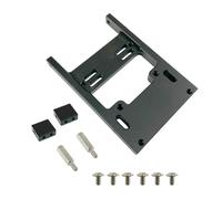 RC Components Parts For WPL B1 B14 B16 B24 C24 C14 1Pcs RC Car Steering Servo Fixed Mounting Bracket Rudder Cabin Bracket Upgrade Parts Accessories(Black)