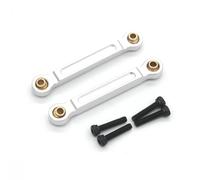 Rc Connecting Rod Tie Rod For ARRMA 1/18 For Granite For Typhon For Grom Metal Steering Tie Rod Remote Control Car Upgrades Parts Accessories(Silver)