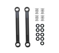 Rc Connecting Rod Tie Rod For Axial 1/24 For SCX24 2PCS CNC Aluminum Links Chassis Linkage With Rod End RC Crawler Car Upgrade Accessories(Black,45mm)