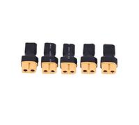 RC Connector Adapter Plug, 5Pcs XT30 to XT60 Battery Converter Plug for RC Drone Remote Control Quadcopter Accessory(XT30 Male to XT60 Female)