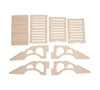 RC Crawler Car Bridge Detachable Foldable for 1/18 1/24 SCX24 FCX24 | Add realistic climbing challenges with this detachable foldable wooden bridge designed for 1/18 1/24 RC crawler cars