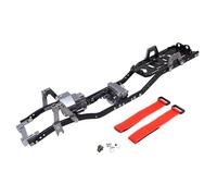 RC Crawler Frame For Axial For SCX10 & For SCX10 II 90046 For 1/10 The 313mm 12.3" Wheelbase Prefixal Gearbox Metal For Chassis Frame RC Crawler Car(Complete Set Gray)