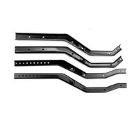 RC Crawler Frame For Axial For SCX10 III For Gladiator For Wrangler 1/10 Metal Wheelbase Adjustable For Chassis Frame Rail Set RC Crawler Parts(Black)