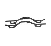 RC Crawler Frame For Axial For SCX10 Pro 1 Pair Carbon Fiber For Chassis Side Plates RC Graphite For Rock Crawler Car Upgraded Parts