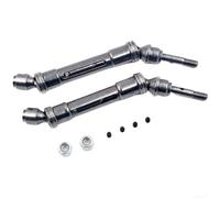 RC Crawler Metal Drive Shaft for Traxxas Stampede 4X4 VXL Rustler - Strong Front Rear Propshaft Upgrade Kit 1/10 Scale(Front)