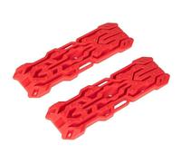 RC Crawler Sand Ladder Recovery Tracks 141x42mm for 1/8 1/10 Scale Compatible with Various Off-Road RC Vehicles(Red)