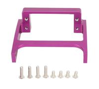 RC Crawler Servo Mount Aluminum Alloy Durable Stable High Strength Replacement Part for Axial SCX10 II 1/10 RC Cars with 8 Screws Included (Violet)