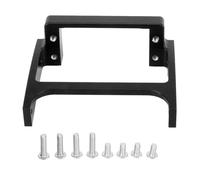 RC Crawler Servo Mount Aluminum Alloy Durable Stable High Strength Replacement Part for Axial SCX10 II 1/10 RC Cars with 8 Screws Included (Black)