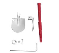 RC Crawler Shovel, Aluminum Alloy Carrier RC SCHAUFEL DECORATION CARE ADVICATION for the Exchange (Red)