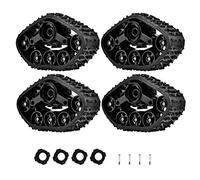 RC Crawler Tyres, Enhanced Traction and Durability 4pcs Off-Road RC Wheels for Desert Urban Exploration Military Style Vehicles 1/16 Scale