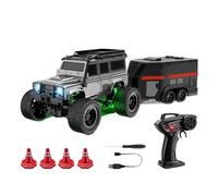 RC Crawler,with Light 2.4GHz Rechargeable Vehicle - 1: 64 Scale 4WD Drift Car with Tow Box | for Racing Drifting Desktop Indoor Outdoor