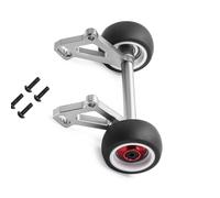 RC Crawlers Models For ARRMA 6s For KRATON For OUTCAST V6 1/8 Aluminum Wheelie Bar Steering Wheel RC Parts Model Accessory Replace Upgrade(Silver)