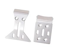 RC Crawlers Models For Losi Micro-B 2WD 1/24 Metal Front Rear Chassis Skid Plate RC Upgrade Parts Model Accessory Assemble Replace Modified