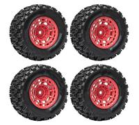 RC Crawlers Models For Traxxas For Mini For Maxx For Xrt For E-revo For MJX For HSP For Losi For Racing 1/16 1/18 Mx2.15 Inch Wheel Tires Off Road Scale(B Red)