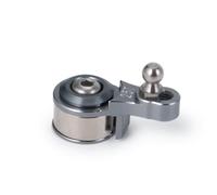 RC Crawlers Models For TRX6 For TRX4 For Bronco For Tamiya For TT01 1/10 Aluminium Alloy Servo Saver Arm 25T Adjustable RC Crawler Car Modified(Gray)