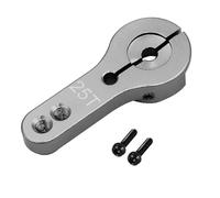 RC Crawlers Spare For Futaba For Savox For Xcore HL For HSP HD Power E9001 For AXIAL For SCX10 For MN D90 D91 MN99 For WPL C24 C34 25T M3 Remote Servo Arm(Gray)