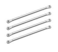 RC Crawlers Spare For Losi For LMT 4WD 1/8 Metal Upper And Lower Solid Axle Chassis Link Set RC Car Monster Truck Upgrade Parts Accessories(Silver,Upper)