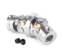 RC Crawlers Spare For Tamiya 1/14 1Pcs Stainless Steel Couplings Shaft Motor Connector For Universal Joint RC Car Trucks Tractor Trailer Parts(Style C)