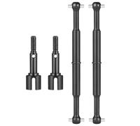 RC Crawlers Spare For Tamiya For HotShot 58391 4WD 1/10 Steel Front Rear CVD Drive Shaft Dogbones And Cup RC Car For Buggy Truck Parts(Front)