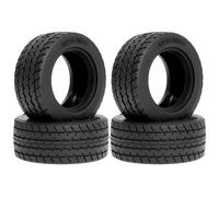 RC Crawlers Spare For Tamiya M-Chassis For Sakura For Traxxas For HSP For HPI For Kyosho 1/10 4pcs 60D M-Grip Radial Tires Set RC On-Road Drift Touring Parts