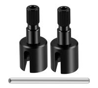 RC Crawlers Spare For Tamiya TA02 1/10 2PCS Steel Diff Cup Gearbox Joint Remote Control Model Drift Car Upgrade Accessories