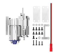 RC Crawlers Spare For WPL B1 B14 B24 C14 C24 For MN D90 D91 MN96 1/12 Three-Generation Full Metal 2 Speed Gearbox Transmission With Servo RC Car Parts(Silver 1)