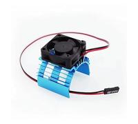 RC Crawlers Spare Parts For Hsp For Trx4 1/10 1PC Aluminum Heatsink Cooling Fan RC Brushless Motors 540 550 3650 Sizes RC Car For Racing Accessory(Blue)