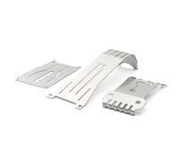 RC Crawlers Spare Parts For Tamiya For Hotshot II 2024 58737 1/10 Stainless Steel Chassis Skid Plate Axle Protector RC Car Upgrade Parts Accessories