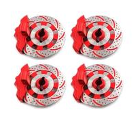 RC Crawlers Toys For Traxxas For Desert For Racer For UDR 8569 1/7 4PCS Aluminium Alloy Mental Brake Disc Drive Hub RC Car Accessories(Red)