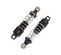 Rc Damper For Losi For Mini-T 2.0 2WD 1/18 2Pcs Metal Front Shock Absorber For Spring Dampers Stadium Truck RC Car Upgrade Parts Accessories(Black)