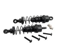 Rc Damper For Tamiya CC01 CC01-04 1/10 2Pcs 85mm RC Aluminium Alloy Oil Shock Absorber Scale Pgrade Parts OP Car Repair Upgrade Accessories(Black)