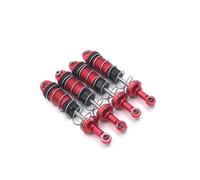 RC Dampers Models For HBX ZP1001 4pcs Cnc Alloy Adjustable Dampers Oil Filled Shock Absorber Set RC Crawler Upgrade Parts(Red)