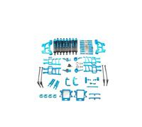 RC Dampers Models For HSP 94111 94108 94110 1:10 1 Set For Swing Arm Shock Absorber Steering Group RC Crawler Car Monster Upgrade Parts(Blue)