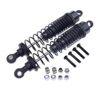 RC Dampers Models For RGT 86100 86110 FTX5579 For Outback Fury 1-10 RCAWD 2 Pieces Alloy Front And Rear Oil Filled Shock Absorber Track Parts(Black)
