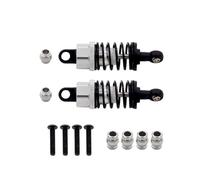 RC Dampers Models For Tamiya For TT-01 For TT-02 M05 M06 M03 TA05 TL-01 TA03 MF-01X 9IMOD 2PCS 55MM For Universal Front Rear Shock Absorbers(Silver)