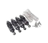 RC Dampers Models For Tamiya For TT-02 TA05 TL-01 MF-01X For HPI For Kyosho For Redcat 1/10 4pcs Aluminum Oil Shock Absorber RC Car Upgrade Parts(Black)