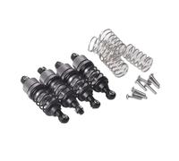 RC Dampers Models For Tamiya For TT-02 TA05 TL-01 MF-01X For HPI For Kyosho For Redcat 1/10 4pcs Aluminum Oil Shock Absorber RC Car Upgrade Parts(Light Grey)