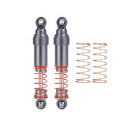 RC Dampers Models For Traxxas For TRX4M For Mustang For Defender 1/18 52mm 2pcs Cnc Aluminum Large Diameter Oil-Contained Shock Absorbers RC Crawler(Titanium,2pcs)