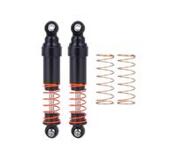 RC Dampers Models For Traxxas For TRX4M For Mustang For Defender 1/18 52mm 2pcs Cnc Aluminum Large Diameter Oil-Contained Shock Absorbers RC Crawler(Black,2pcs)