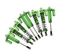 RC Dampers Models For Traxxas Infinity For Racer-85076-4 1/7 Aluminum Front And Rear L-Shaped Piggyback Shock Absorbers(Green)
