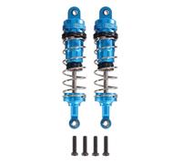 RC Dampers Models For WLtoys 144001 144002 144010 124019 124017 2-Piece Metal Oil-Based Adjustable Shock Absorber Remote Control Cars(Blue)