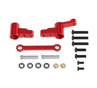 RC Decorative Accessories Compatible With MJX For Hyper Go 14301 14302 14303 1/14 RC Car Upgraded Parts Metal Improved Steering Component With Steering