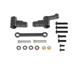 RC Decorative Accessories Compatible With MJX For Hyper Go 14301 14302 14303 1/14 RC Car Upgraded Parts Metal Improved Steering Component With Steering