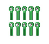 RC Decorative Accessories For 10PCS M2 Link Tie Rod End Metal For Universal Joint Ball Head Buckle Steering Pushrod For Mini Connecting Rods For RC Boats(Green)