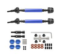 RC Decorative Accessories For ARRMA 2WD Goron Magic Snake 1/10 Metal Upgrade Parts Kit Front Rear Drive Shafts CVD RC Car OP Accessories(Blue)