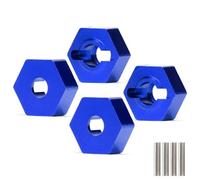RC Decorative Accessories For Arrma BIG For ROCK For Granite 1/10 1/8 RC Car 3S 14mm Wheel Hex Hub Adapter 4Pcs AR310779 AR310871(Blue)
