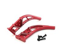 RC Decorative Accessories For Arrma For Infraction For Limitless For Felony 6S For BLX 1/7 Metal Diffuser Supports Rear Wing Support Frame RC Car Upgrade Parts(Red)