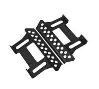 RC Decorative Accessories For AXIAL For SCX10 CC01 D90 1/10 1Pair Alloy Side Step Plate Board RC Crawler Car Truck 95AE(Black)