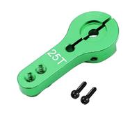 RC Decorative Accessories For Futaba For Savox For Xcore HL For HSP HD Power E9001 For AXIAL For SCX10 For WPL C24 C34 For MN D90 D91 MN99 25T M3 Metal RC Servo Arm Horn(Green)