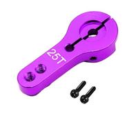 RC Decorative Accessories For Futaba For Savox For Xcore HL For HSP HD Power E9001 For AXIAL For SCX10 For WPL C24 C34 For MN D90 D91 MN99 25T M3 Metal RC Servo Arm Horn(Purple)